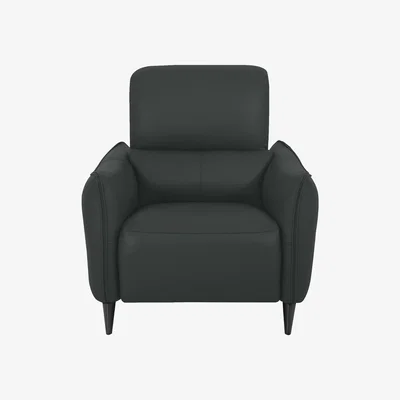 Furniture Village Domicil - Maddox Leather Chair - NN Shale Grey