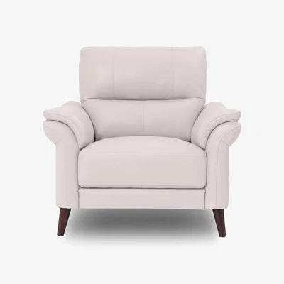 Furniture Village Winner NC Leather Armchair - Cotton