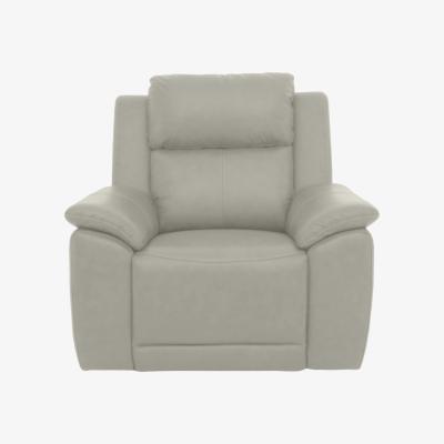 Furniture Village Utah Leather Chair - Grey