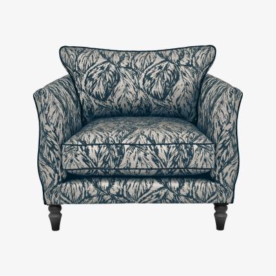 Furniture Village Boutique Chatterley Chair - Canopy Spruce with Ebony Feet