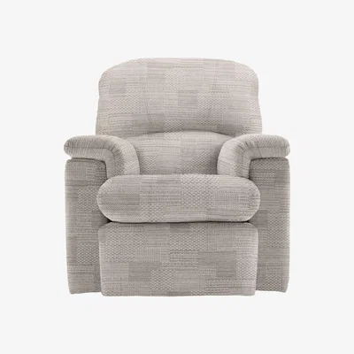 Furniture Village G Plan - Chloe Small Fabric Manual Recliner Armchair - Faro Sky