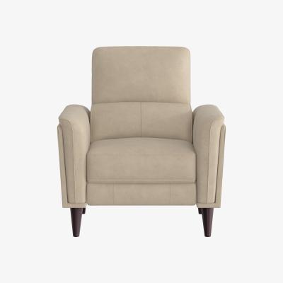 Furniture Village Compact Collection Klein Fabric Power Recliner Chair with Telescopic Headrest - Oatmeal