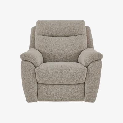 Furniture Village Snug Fabric Armchair - Biscuit
