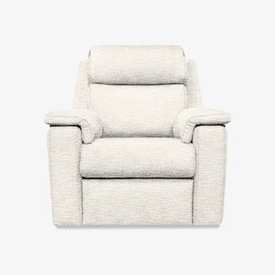 Furniture Village G Plan - Thornbury Fabric Power Recliner Chair - Rush Cream