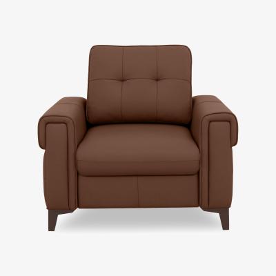 Furniture Village Zoom Leather Armchair - Roast