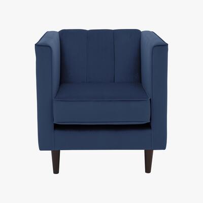 Furniture Village Lace Market Fabric Armchair - Blue
