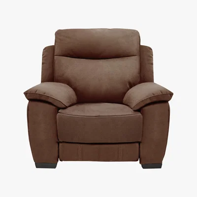 Furniture Village Starlight Express Fabric Manual Recliner Armchair - Brown