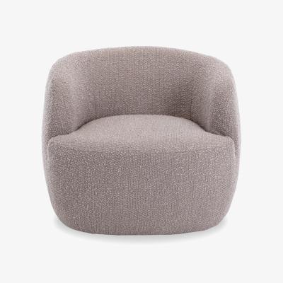 Furniture Village Leo Fabric Swivel Chair - Almond