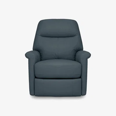 Furniture Village Compact Collection Lille NC Leather Chair - NC Lake Green