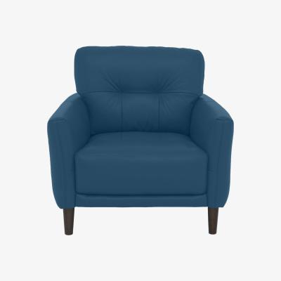 Furniture Village Uno NC Leather Chair - Carribean Sea