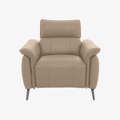 Furniture Village Jude Leather Armchair - Montana Barley