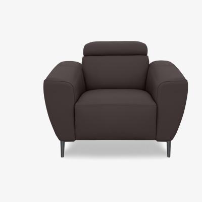 Furniture Village Nicoletti Italia - Milano Leather Power Recliner Chair - Botera Testa Di Moro