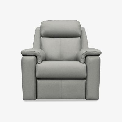 Furniture Village G Plan - Thornbury Leather Chair with Manual Recliner - Texas Charcoal