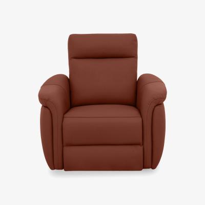 Furniture Village Dublin Leather Armchair - Natural Redmaple