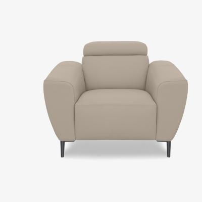 Furniture Village Nicoletti Italia - Milano Leather Power Recliner Chair - Botera Crema