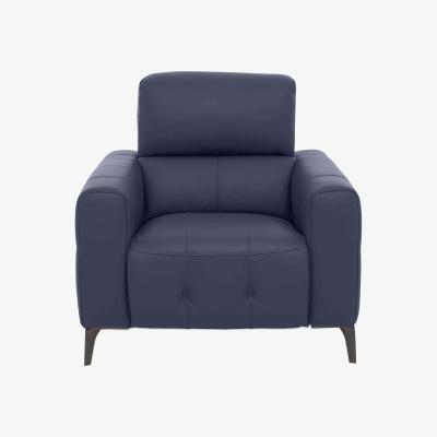 Furniture Village New York Leather Chair - Ocean