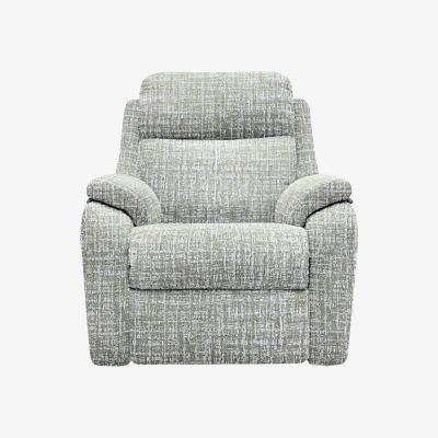 Furniture Village G Plan - Kingsbury Fabric Manual Recliner Armchair - Grey