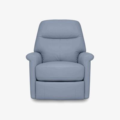 Furniture Village Compact Collection Lille NC Leather Chair - Pearl Blue