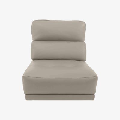 Furniture Village Adama HW Leather Armless Unit - Power Recliner - Feather