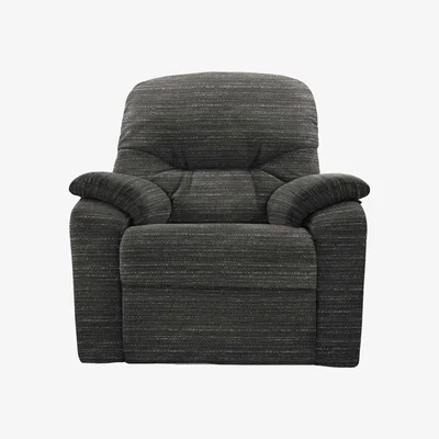 Furniture Village G Plan - Mistral Small Fabric Power Recliner Armchair - Waffle Slate