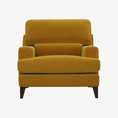 Furniture Village The Lounge Co. - Romilly Fabric Armchair - Golden Spice