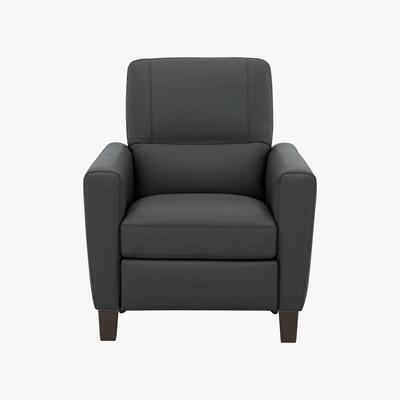 Furniture Village Versano Leather Armchair - Black