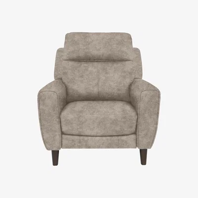 Furniture Village Comfort Story - Zen Fabric Power Recliner Chair with Headrest - Mink