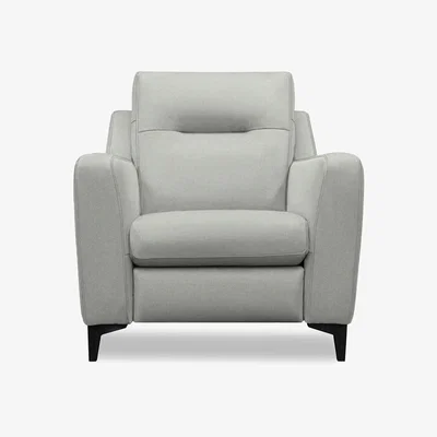 Furniture Village G Plan - Arlo Fabric Chair - Stingray Charcoal with Ebony Feet