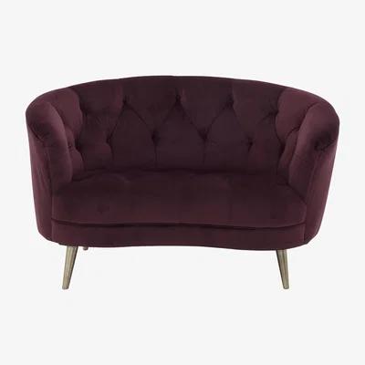 Furniture Village Alexander and James - Soho Fabric Snuggle Chair - Purple