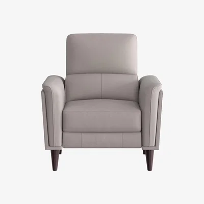 Furniture Village Compact Collection Klein Fabric Power Recliner Chair with Telescopic Headrest - Feather