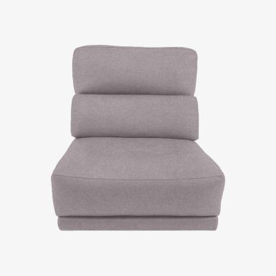 Furniture Village Adama Fabric Armless Unit - Power Recliner - Pewter