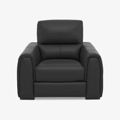 Furniture Village Flex NC Leather Armchair - Black