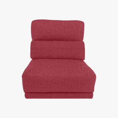 Furniture Village Adama Fabric Armless Unit - Power Recliner - Red