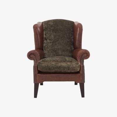 Furniture Village Tetrad - Northwood Wing Back Arm Chair - Brown