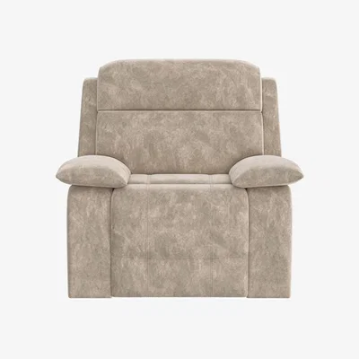 Furniture Village Moreno Fabric Armchair with Manual Recliner - Cream