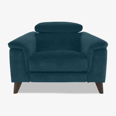 Furniture Village Wade Fabric Chair - Lake Green