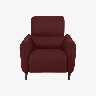Furniture Village Domicil - Maddox Leather Chair - Burgundy