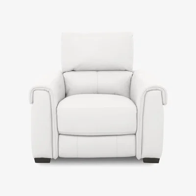 Furniture Village Nixon NC Leather Chair - NC Star White