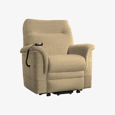 Furniture Village Parker Knoll - Hudson Fabric Lift and Rise Armchair - Brown