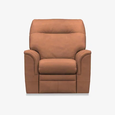 Furniture Village Parker Knoll - Hudson 23 Leather Chair - Roma Nutmeg