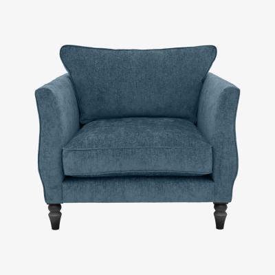 Furniture Village Boutique Chatterley Chair - Bolero Spruce with Ebony Feet