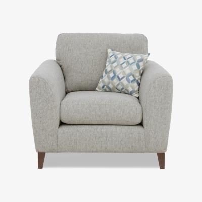 Furniture Village Pippa Fabric Chair - Dijon Sea Wd Ft
