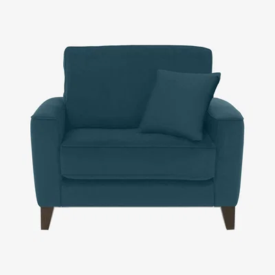 Furniture Village Brondby Fabric Cuddle Chair - Lake Green