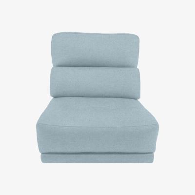 Furniture Village Adama Fabric Armless Unit - Power Recliner - Baby Blue