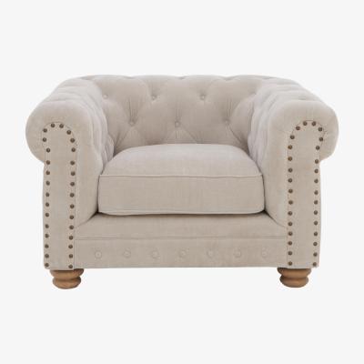 Furniture Village Alexander and James - Chesterfield Collection Hugo Fabric Chair
