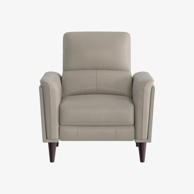 Furniture Village Compact Collection Klein NC Leather Chair - Feather