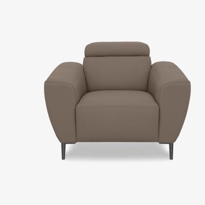 Furniture Village Nicoletti Italia - Milano Leather Chair - Botero Taupe
