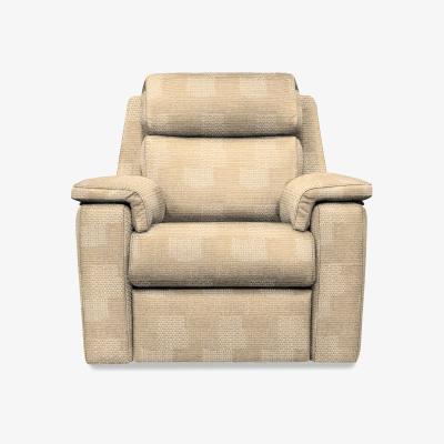 Furniture Village G Plan - Thornbury Fabric Power Recliner Chair with Headrest and Power Lumbar - Faro Sand