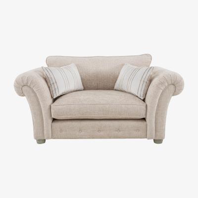 Furniture Village Oyster Bay Fabric Classic Back Snuggler - Cream