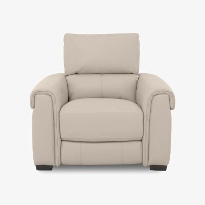 Furniture Village Nixon BV Leather Chair - Dapple Grey
